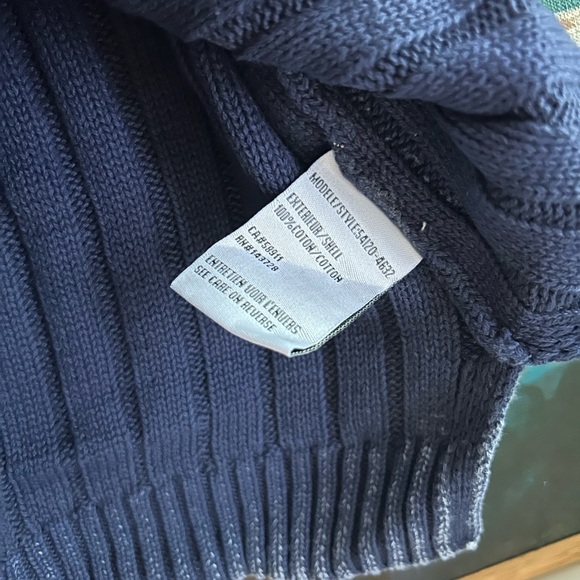 Tribal Jeans Boho Navy Striped Knit Tank Top Cotton Small - Picture 5 of 16